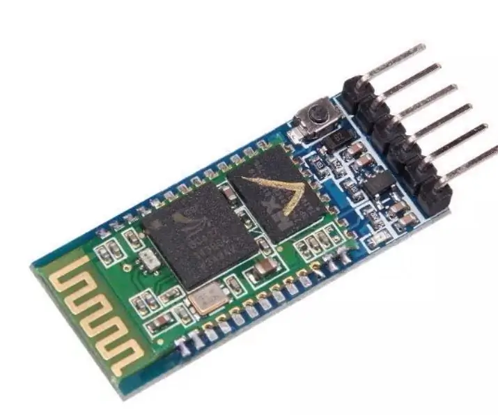 AT príkazy pre modul Bluetooth (pin a tlačidlo HC-05 W/ EN) pomocou dosky Arduino !: 5 krokov