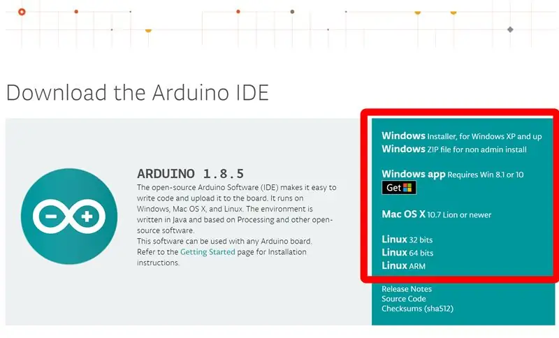 Arduino IDE'yi yükleyin