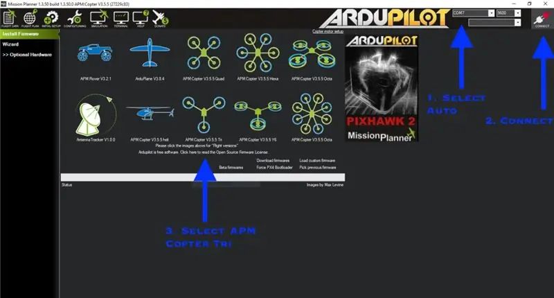 Autopilot Firmware qurulması