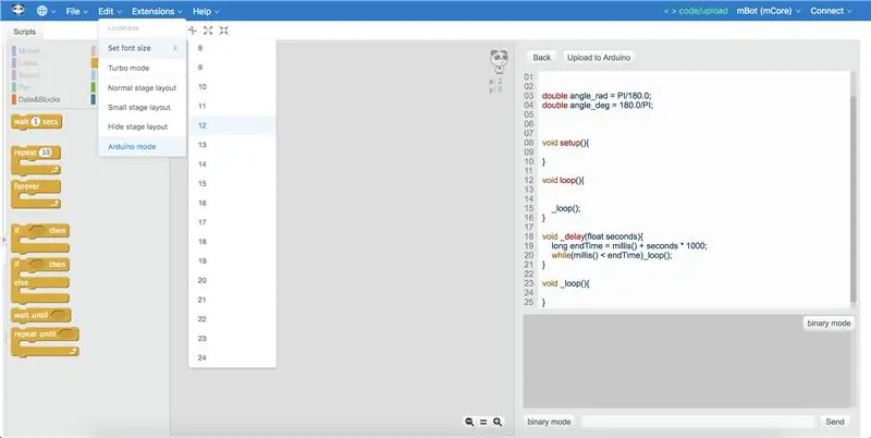 Ajustando a configuração do Arduino / HyperDuino