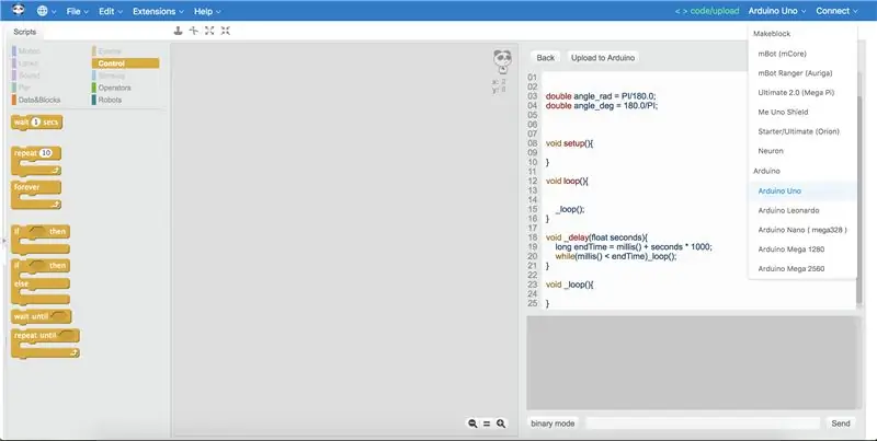 Poprawianie ustawień dla Arduino/HyperDuino