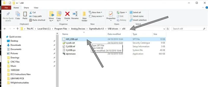 Namestite programer DSP (Build)