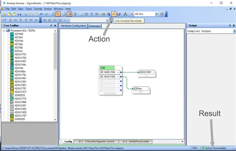 Programar el DSP (compilación)