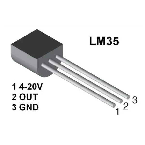 Temperatursensor (LM35) Gränssnitt med ATmega32 och LCD -skärm | Automatisk fläktkontroll