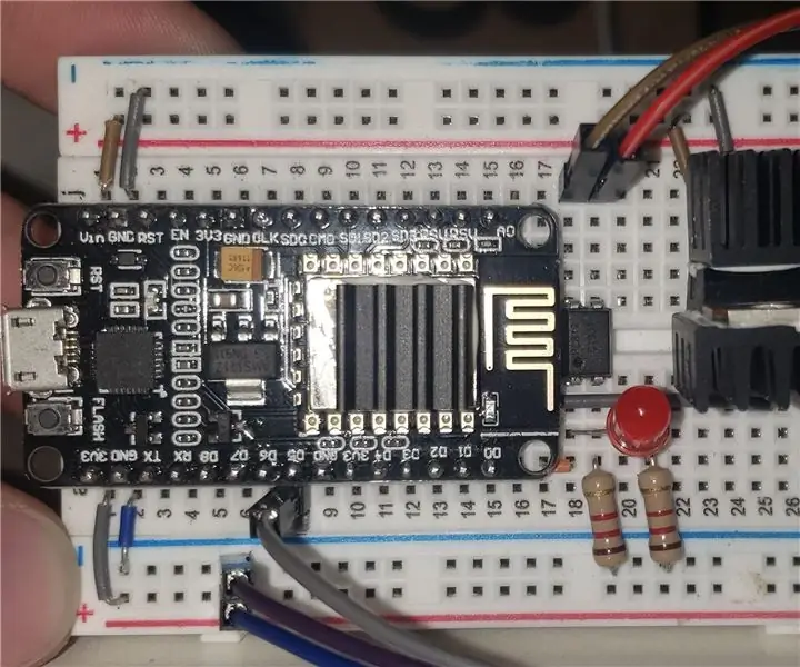 Riadená garážová brána Alexa s Arduino Esp8266: 6 krokov