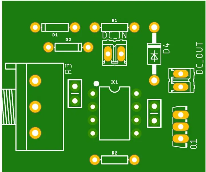 Fény dimmer (PCB elrendezés): 3 lépés