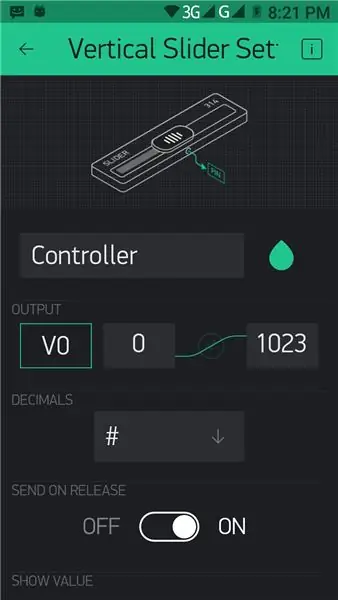 Osa 4: Blynk -sovelluksen luominen servovirtaavan kuvan hallitsemiseksi