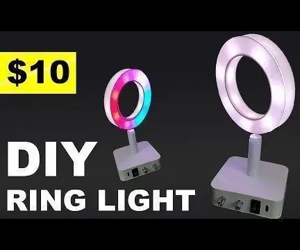 DIY মিনি LED রিং লাইট !: 7 টি ধাপ (ছবি সহ)