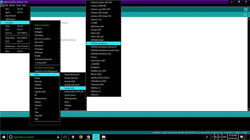 PROGRAMMERING AV NODE MCU