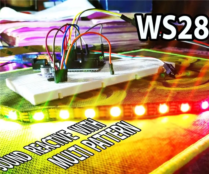 Cómo hacer que la música LED WS2812B reactiva con múltiples patrones: 4 pasos