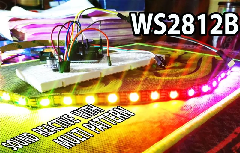 Cara Membuat Musik Reaktif WS2812B LED Dengan Multi-pola