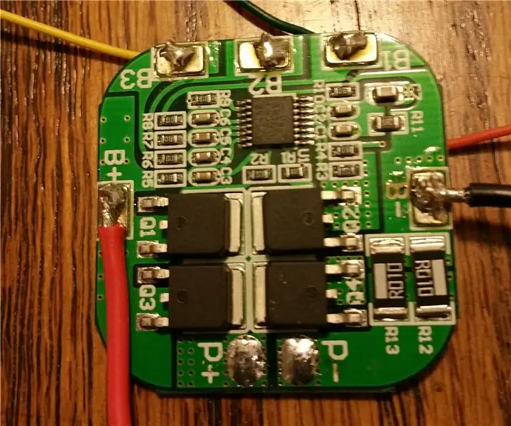 BMS bilan DIY 4S lityum batareya to'plami: 6 qadam