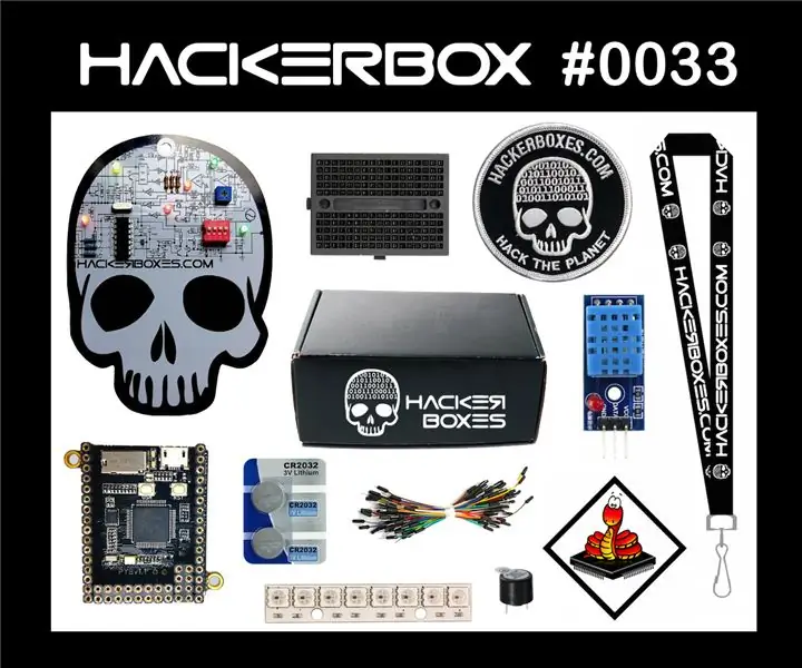 HackerBox 0033: Жазғы ойыншықтар: 8 қадам