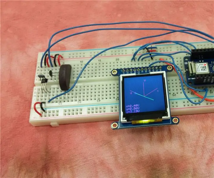 Magnétomètre Arduino : 5 étapes (avec photos)