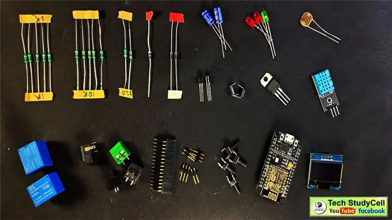 Como fazer automação residencial baseada em IoT com relé de controle de sensores NodeMCU