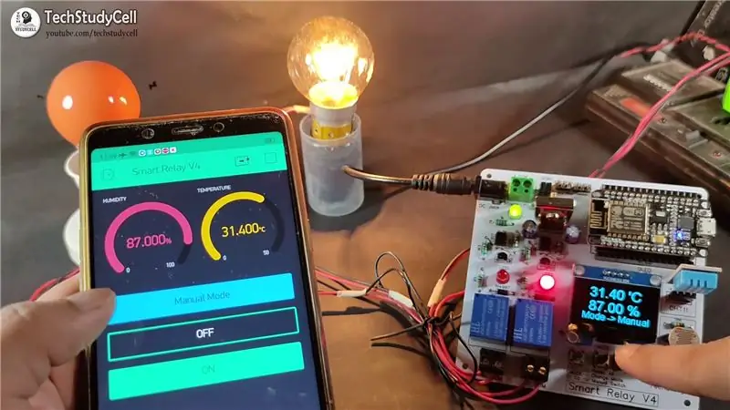 Sådan laver du IoT -baseret hjemmeautomatisering med NodeMCU Sensors Control Relay