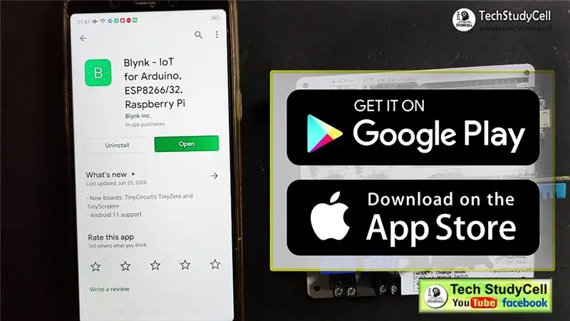 Installa l'app Blynk