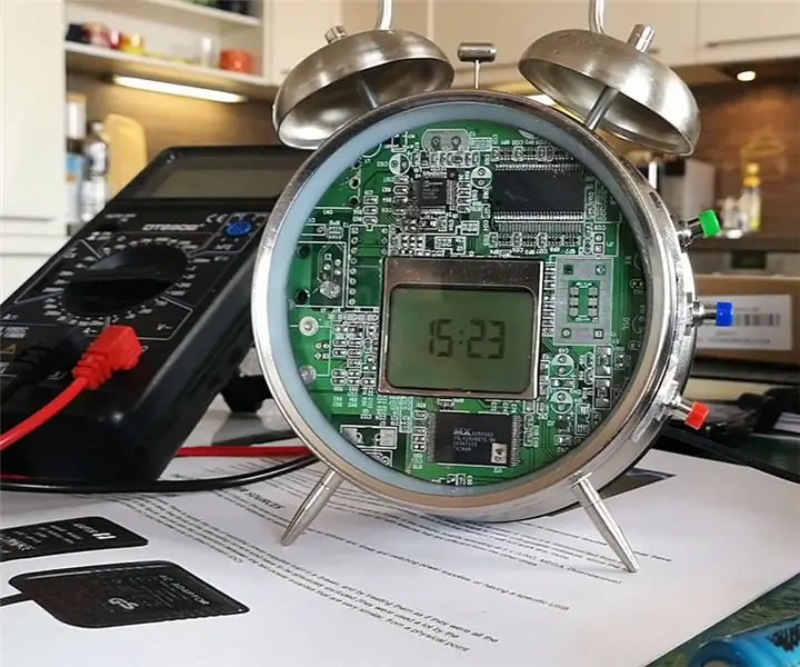 Reloj de pronóstico del tiempo con alarma antigua y Arduino: 13 pasos (con imágenes)