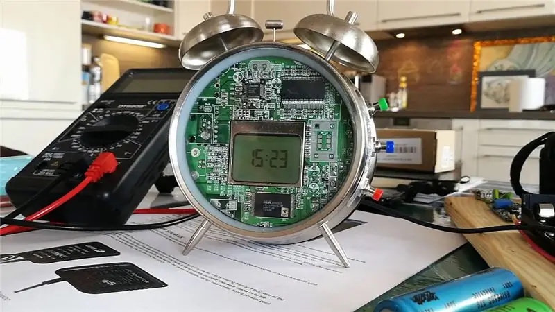 Wettervorhersage Uhr mit altem Alarm und Arduino