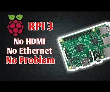 Installere Raspbian i Raspberry Pi 3 B Uten HDMI - Komme i gang med Raspberry Pi 3B - Sette opp din Raspberry Pi 3: 6 trinn