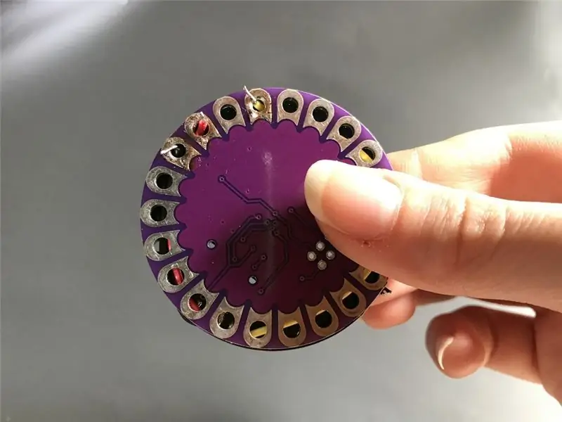 Neopixel- en Lilypad -verbinding