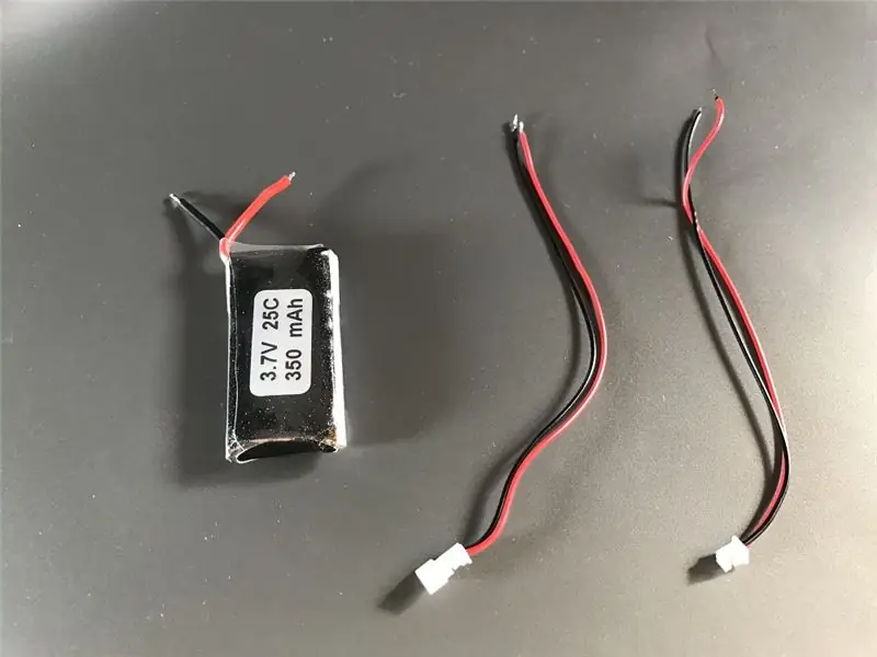 Lipo -battery en Arduino Lilypad -verbinding