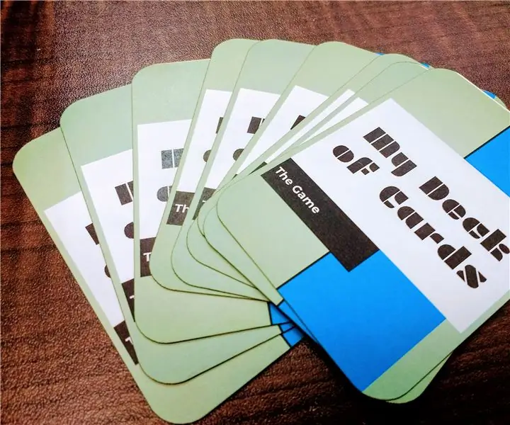 Baralhos de cartas com corte a laser: 3 etapas