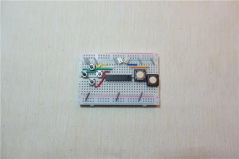 Prototyp gamepadu I2C