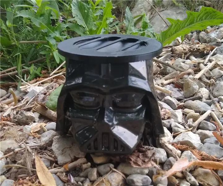 Altavoz Darth Vader: 8 pasos (con imágenes)