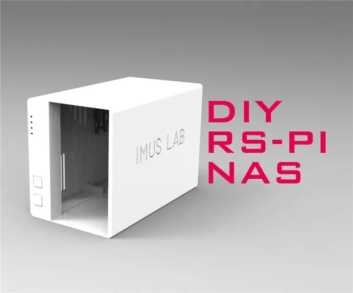 Raspberry Pi NAS koji zaista izgleda kao NAS: 13 koraka (sa slikama)