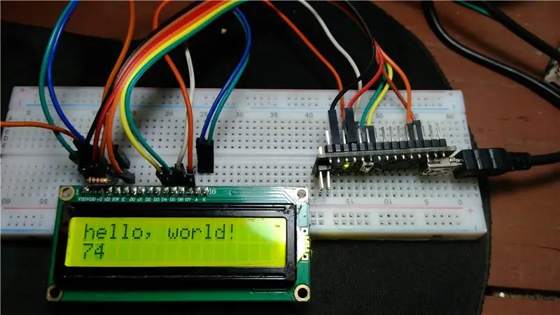Liquid Cristal Display Gamit ang Arduno