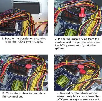 Koppel kragdrade aan op IR -skakelmodule