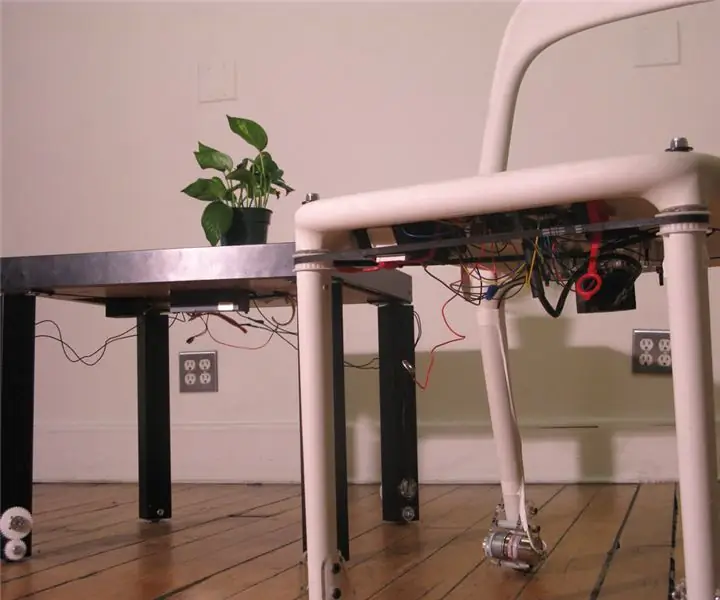 Ikea Robotics: bewegende tafel: 6 stappe (met foto's)