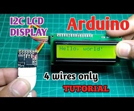 I2C / IIC LCD zaslon - Pretvorite SPI LCD v LCD zaslon I2C: 5 korakov