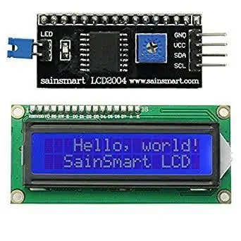 Získejte modul I2C LCD a další součásti