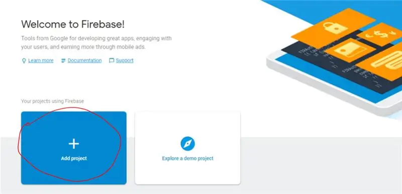 Firebase, Luo projekti