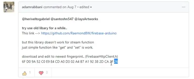 การตั้งค่า Arduino IDE, ติดตั้ง Firebase Library