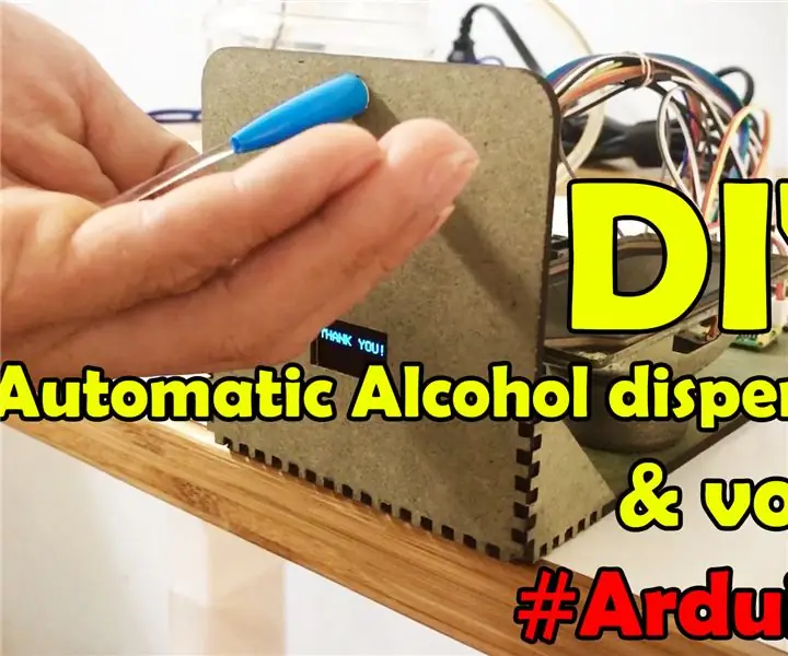 Arduino ilə Avtomatik Alkoqol Dağıtıcı: 6 addım