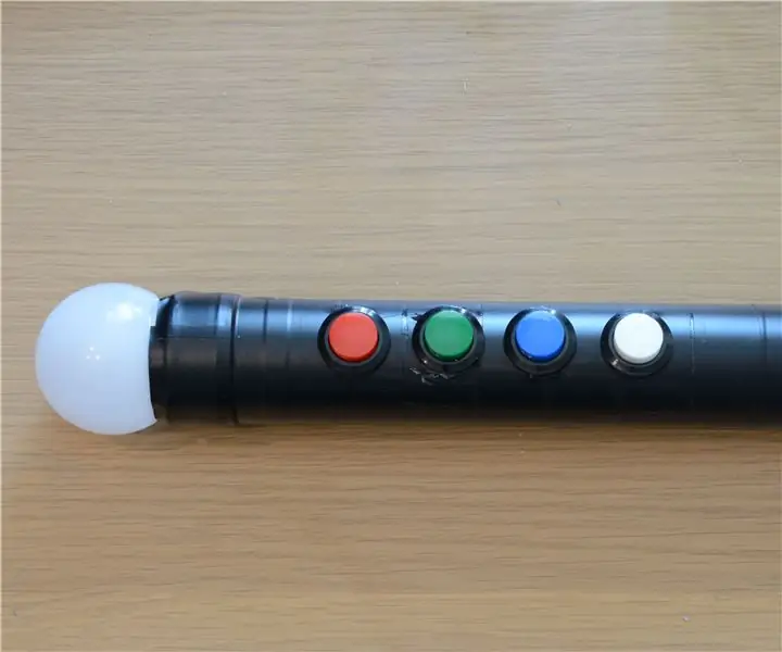 RGB LED světelná psací hůlka: 9 kroků