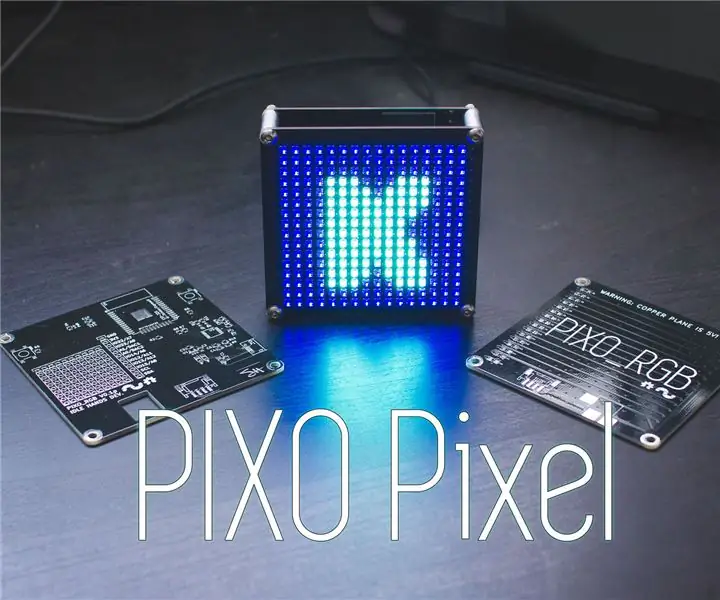 PIXO Pixel - IoT 16x16 LED дисплейи: 17 кадам (Сүрөттөр менен)