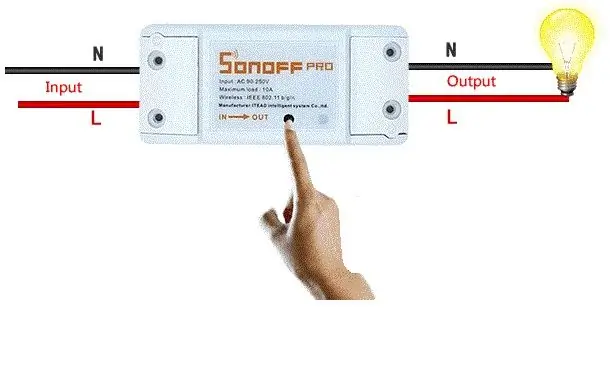 Controle su Sonoff desde la Web