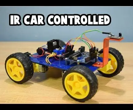 Պարզ CAR Arduino IR վերահսկվող ՝ 5 քայլ