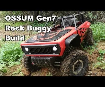 „Rock Buggy Body“, skirtas „RedCat Gen7“: 9 žingsniai (su nuotraukomis)