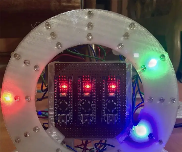 Orologio con quadrante lampeggiante a LED stampato in 3D: 7 passaggi (con immagini)