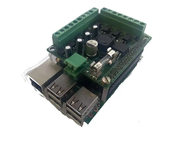 Ang Raspberry Pi Isolated GPIO Board Na May 12-24VDC hanggang 5VDC Power Supply: 3 Hakbang (na may Mga Larawan)