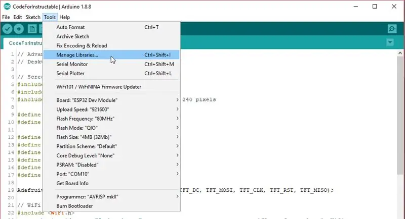 Tests du programme de base