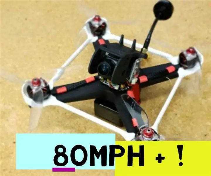 3 ዲ የታተመ FPV እሽቅድምድም / ፍሪስታይል ድሮን! 6 ደረጃዎች