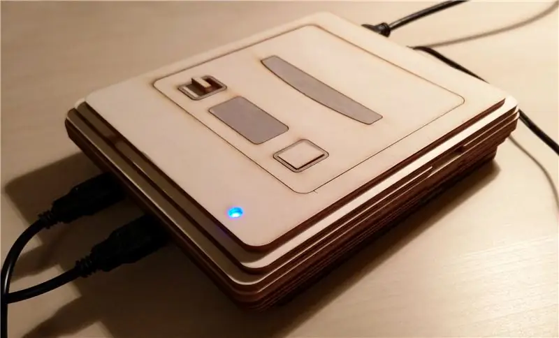 Ξύλινο Super Nintendo Entertainment System (SNES)