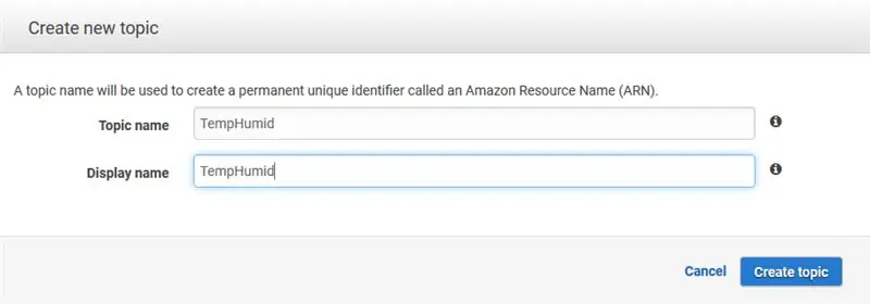 Tsim AWS SNS Topic (Ntu 1)