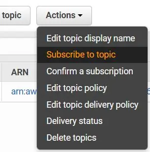 צור נושא AWS SNS (חלק 2)